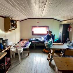 In dieser privaten Hütte hätte ich mit dem jungen Franzosen übernachten können...