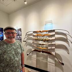 Lucky Brad. There was a master bow maker exhibit on at the castle.