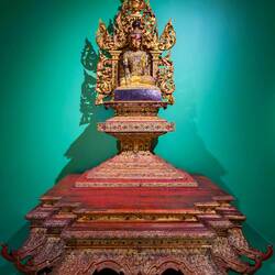 Burmese Buddhist altar from Myanmar (late 1800s-early 1900s) ... DAM — Denver, CO.