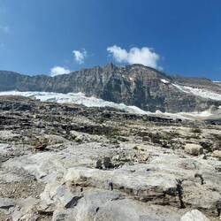 Gletscher am Iceline-Trail