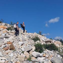 Auf dem Iceline-Trail