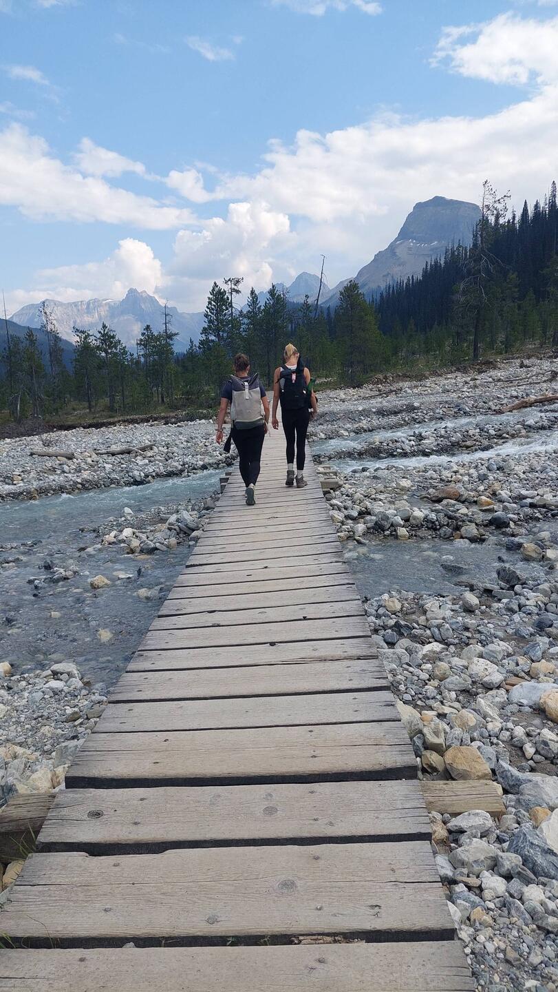 Auf dem Iceline-Trail