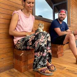 Avec Juno (chaton)