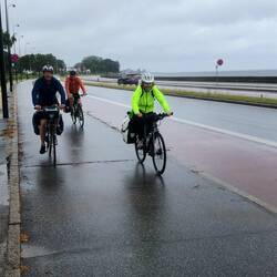 Heute Regen und Gegenwind!