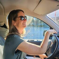 Tante Dani unser Chauffeur