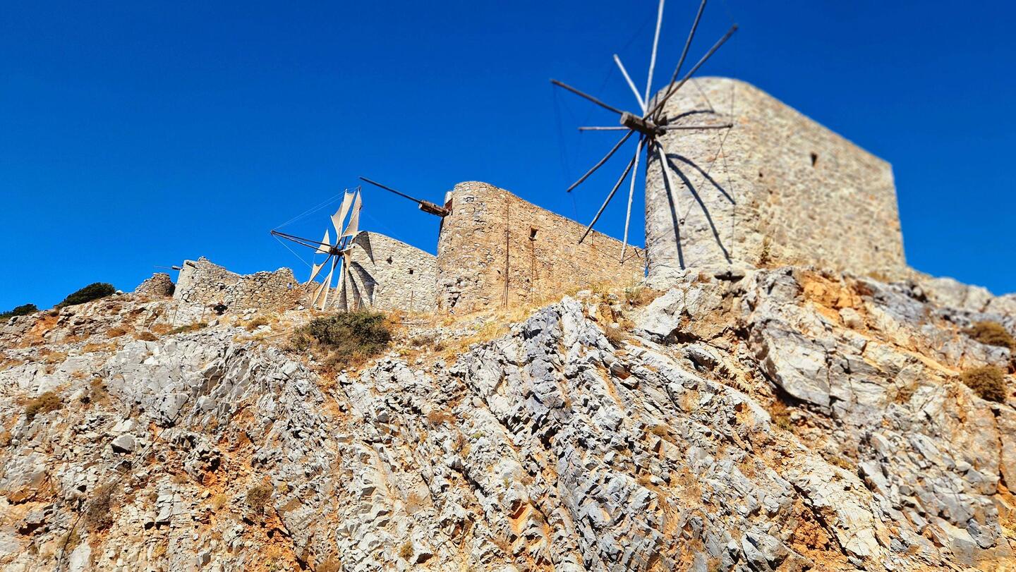 Windmühlen am Ambelos Pass