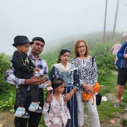 Lovely Indian family and Jane