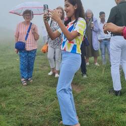 Note the shoes at this stage on her feet