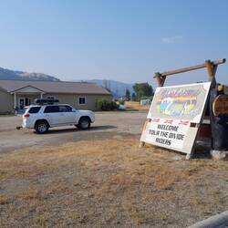 GD-friendly Wise River (Übernachtung im Community Building, während es draussen blitzt und schüttet)