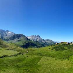 Wieder in der Ebene zum Passo della Greina