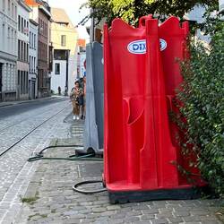 I wonder if we could use these urinal/port a pots on a job site in California?