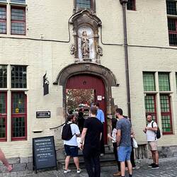 Entrance to beer garden & concert