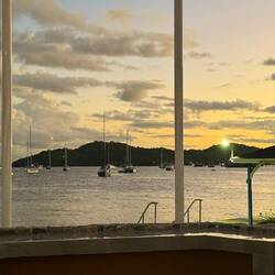 letzter gemütlicher Abend zum Dinner im "Sails"