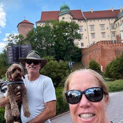 Obligatory family shot in front of Wawel Castle