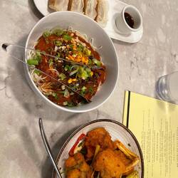 Dumplings, Dan Dan, ghost pepper chicken