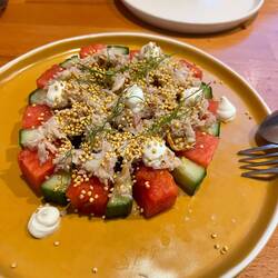 Watermelon salad