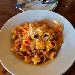 Mezzi Rigatoni - first pasta. Obama made famous