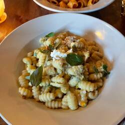 Gnocchietta with corn