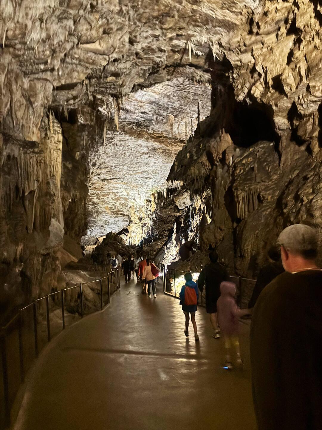 The caves were huge
