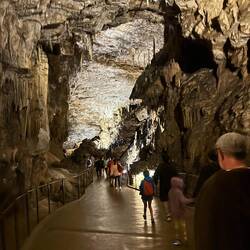 The caves were huge
