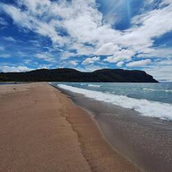 So schöne Sandstrände...fast wie am Meer
