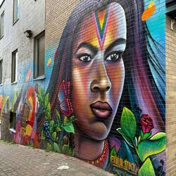 The murals are fantastic !