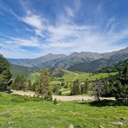 Blick vom auf dem Weg nach Andorra