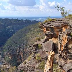 Portal lookout, Glenbrook (towards Penrith and Sydney in the far distance)