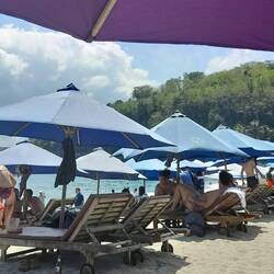Crystal Beach, völlig überfüllt