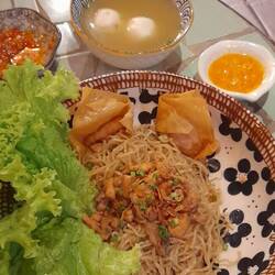 Im "Fat Chow" sehr lecker gegessen(Mie Goreng)