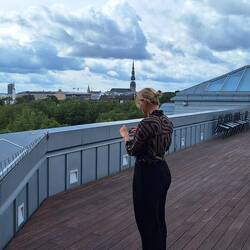 Ausblick von der Dachterrasse