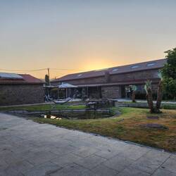 The restaurant and main building which had private rooms