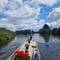 About to take the right hand fork from the Severn onto the Avon