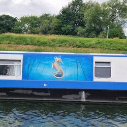 Loved the art work on this boat