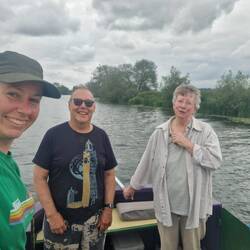 Hello to Jane! You did well at the tiller 👌