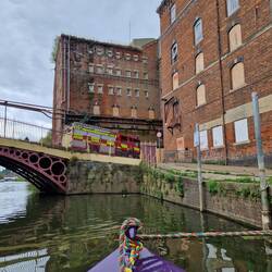 The fire brigade arriving to get the teenagers out of the old flour mill
