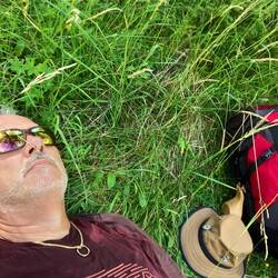 Chli erhole...es isch heiss bim Uufstieg