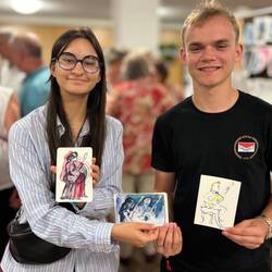 Klara Doniec und Jakub Chachura