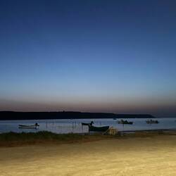 Sundown view of the lagoon. It's so very peaceful here.