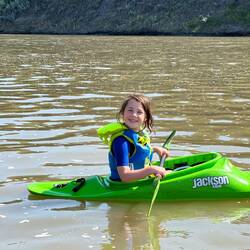 Isabelle learning to kayak