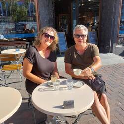 Laatste kopje koffie bij Kaffebonna