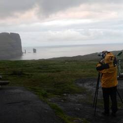 Fotografen im Regen
