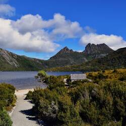 Cradle Mountain depuis Dove Lake