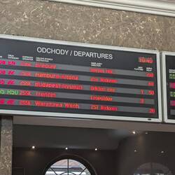Oh, lets just make it an even hour. Check out the delay for the train listed on top. Over 12 hours.