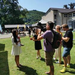 Aber das lokale Fernsehen hat auch berichtet