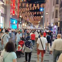 22:00 Uhr in der Nähe von Taksim