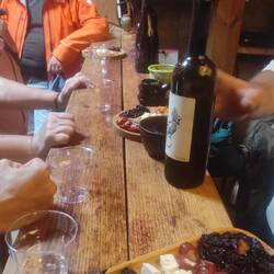 Im Wine Cellar bei der Verkostung