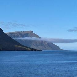 Leaving Iceland last night