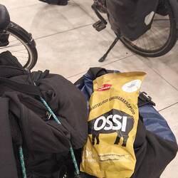 Nach der Montage der Räder in Prag