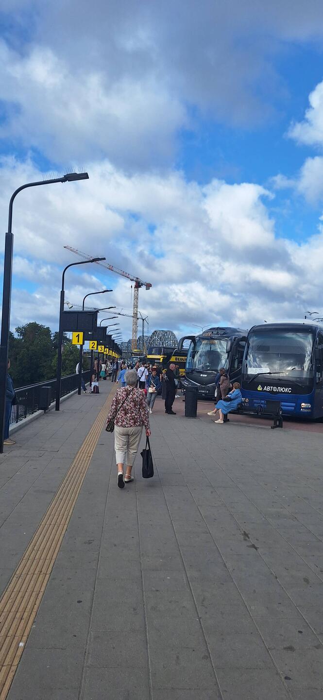 Abfahrt Busbahnhof Riga